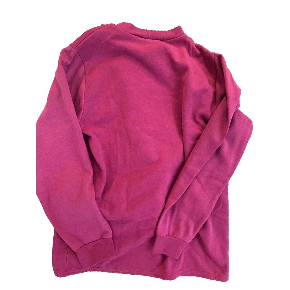 2x Vtg Basic Image Sweatshirt Girls Size 14/16 XL Mock Turtleneck Cats Bear EUC